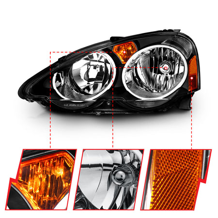 ANZO USA 121209 - Headlight Set