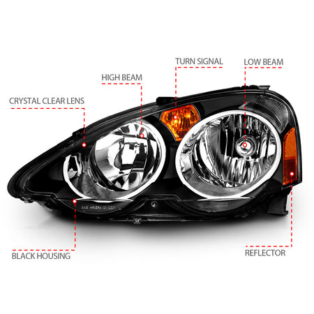 ANZO USA 121209 - Headlight Set