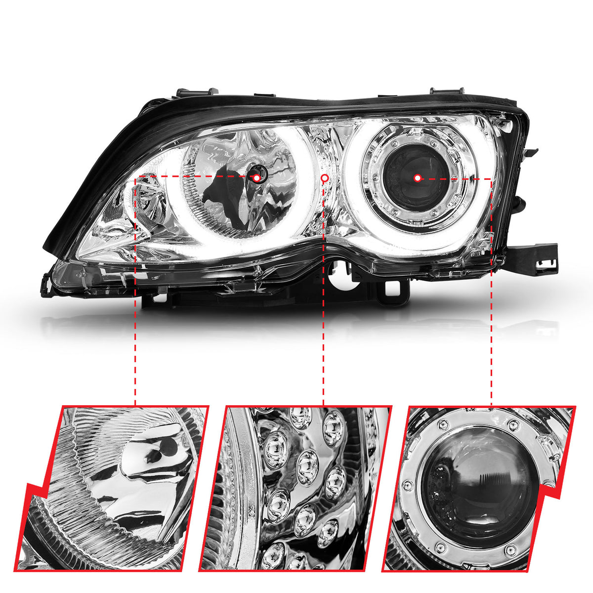 ANZO USA 121212 - Headlight Set