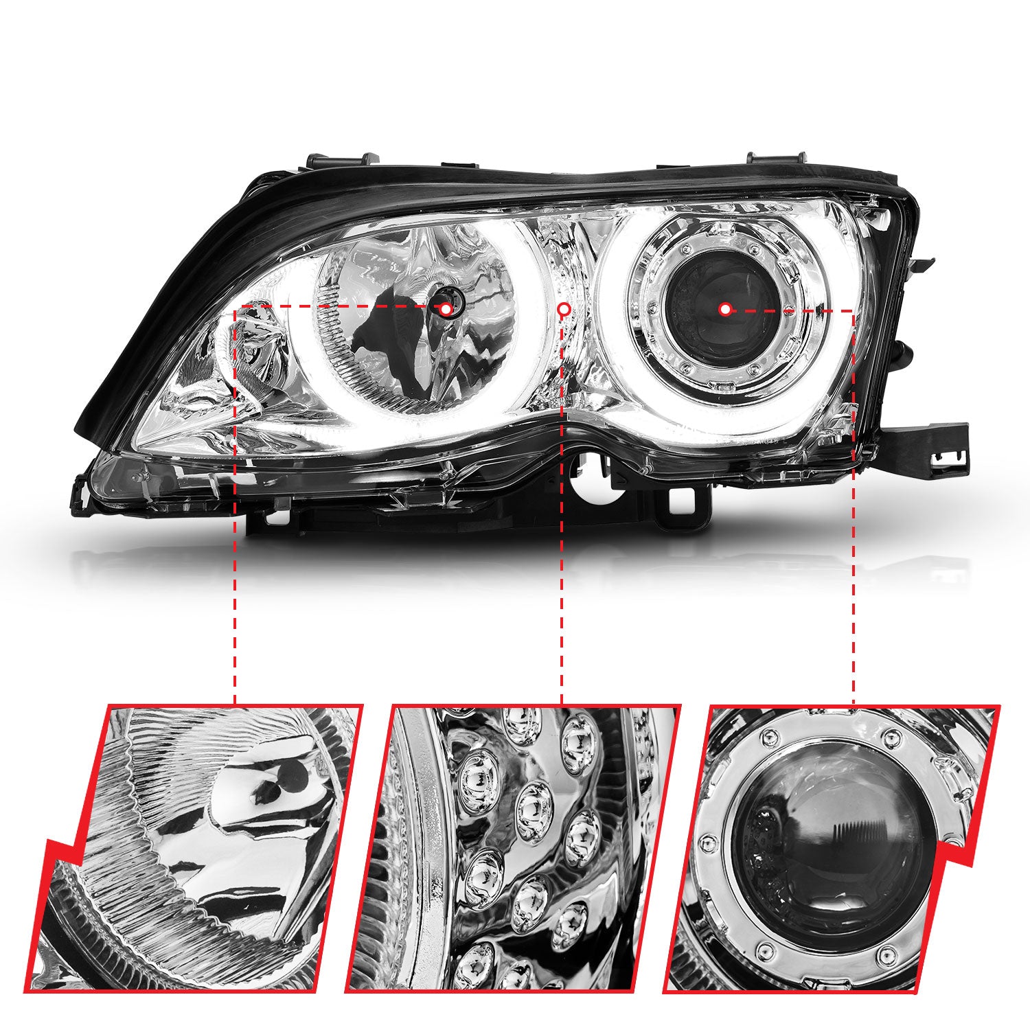 ANZO USA 121212 - Headlight Set