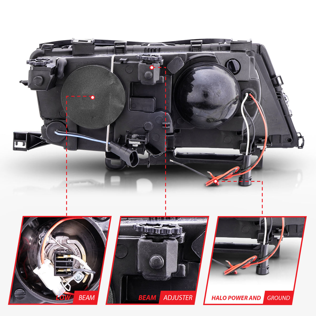 ANZO USA 121212 - Headlight Set