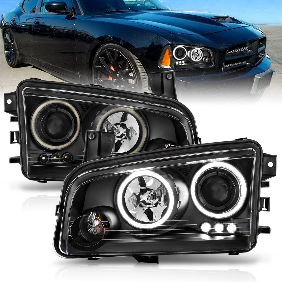 ANZO USA 121218 - Headlight Set