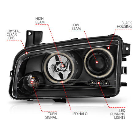 ANZO USA 121218 - Headlight Set