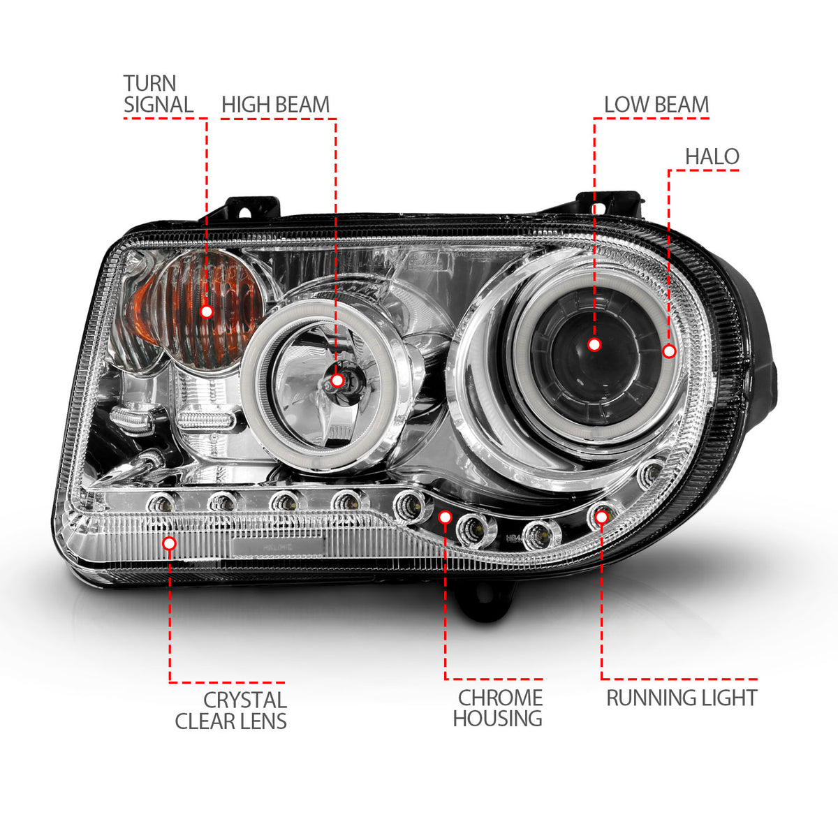 ANZO USA 121250 - Headlight Set