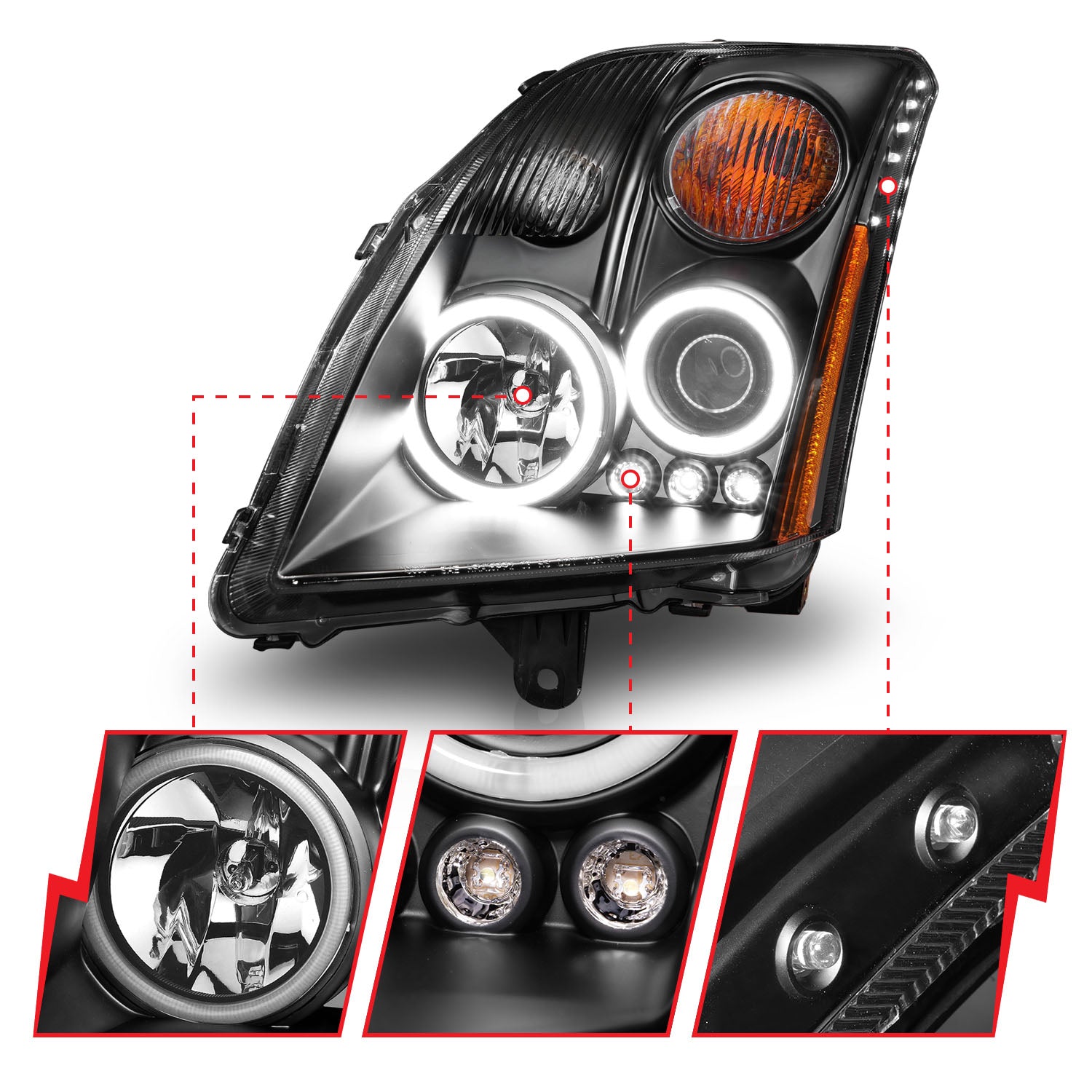 ANZO USA 121276 - Headlight Set