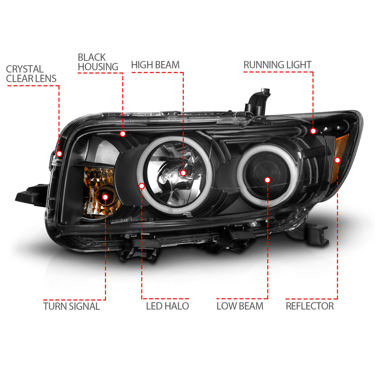 ANZO USA 121280 - Headlight Set