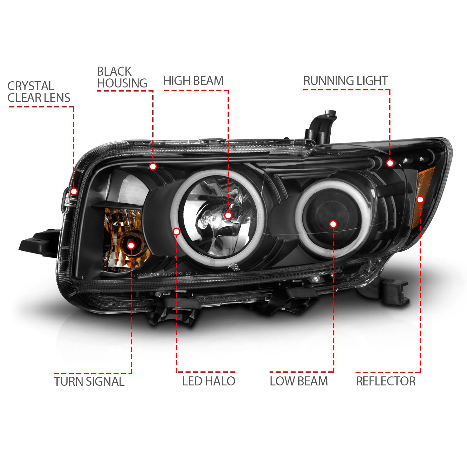ANZO USA 121280 - Headlight Set