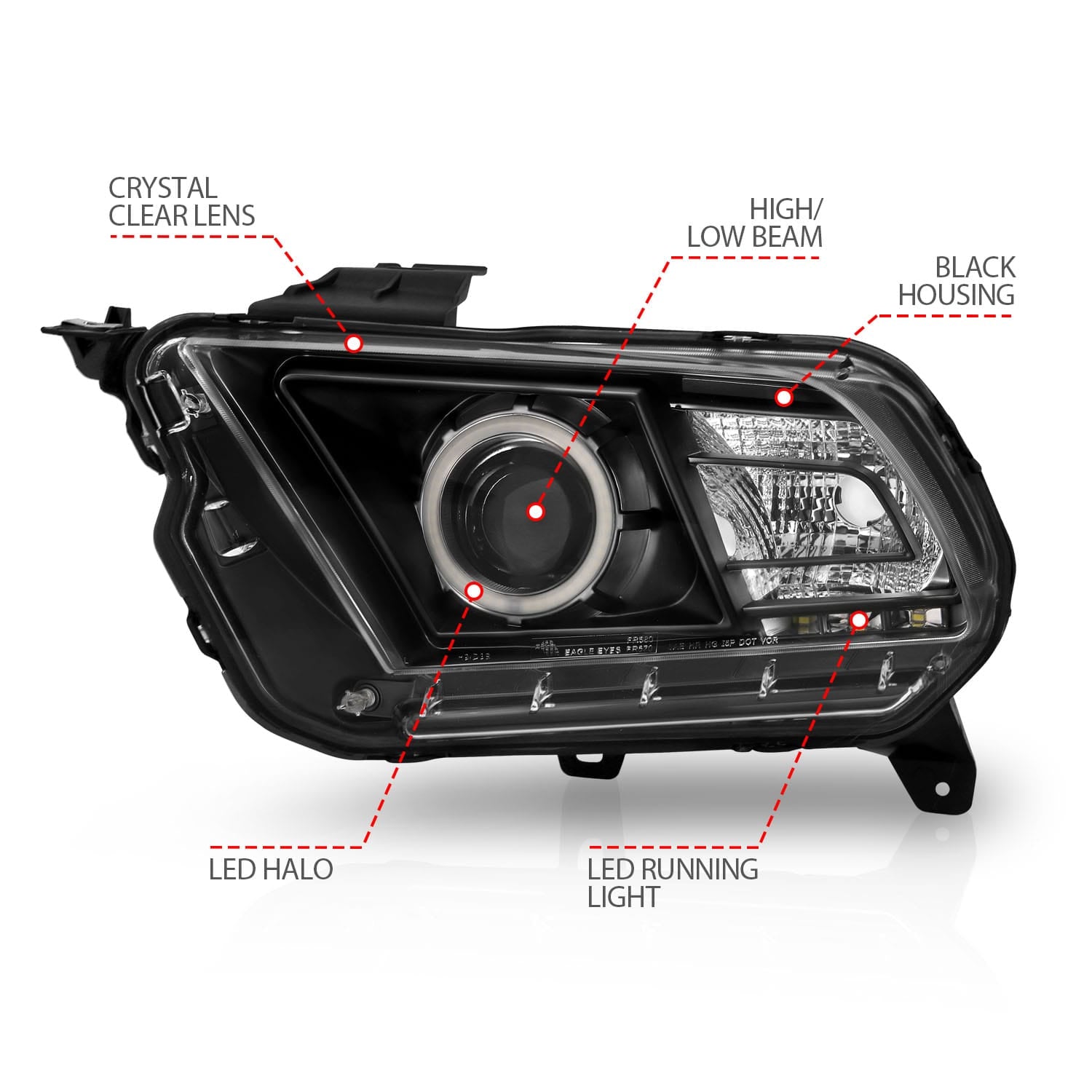 ANZO USA Electrical Lighting and Body ANZO USA 121323 Headlight Set