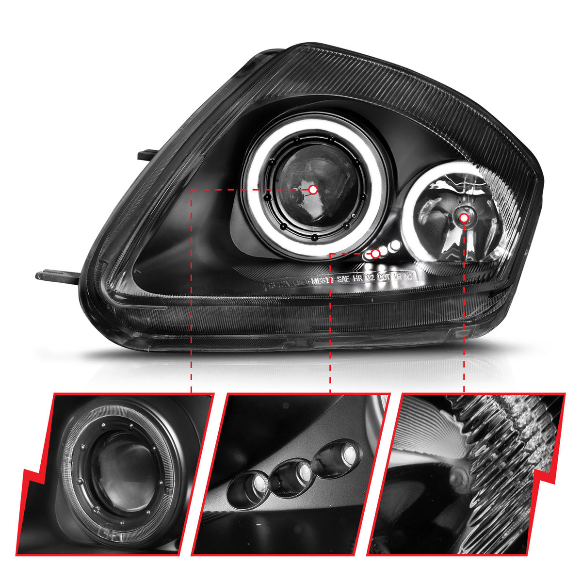 ANZO USA 121332 - Headlight Set