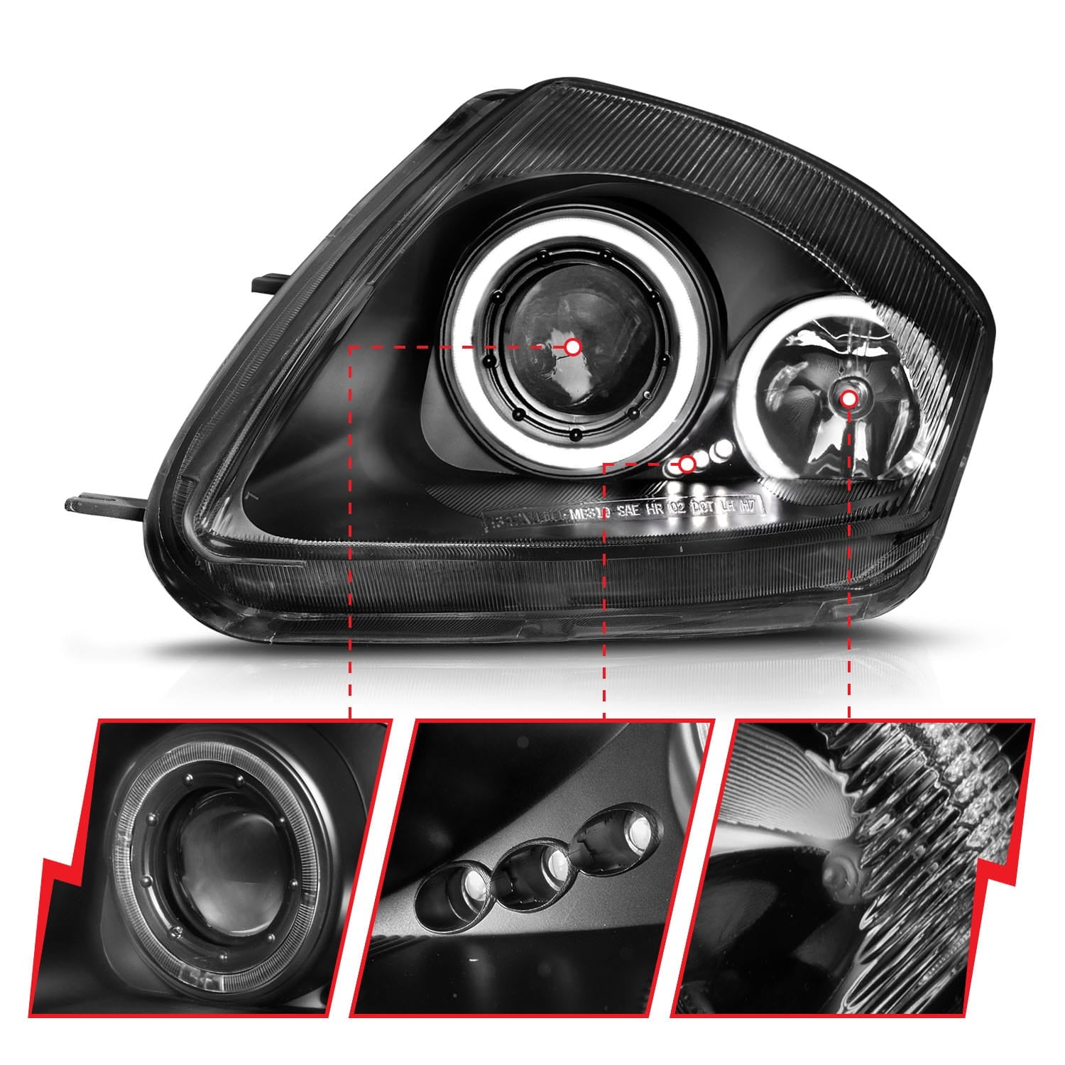 ANZO USA Electrical Lighting and Body ANZO USA 121332 Headlight Set