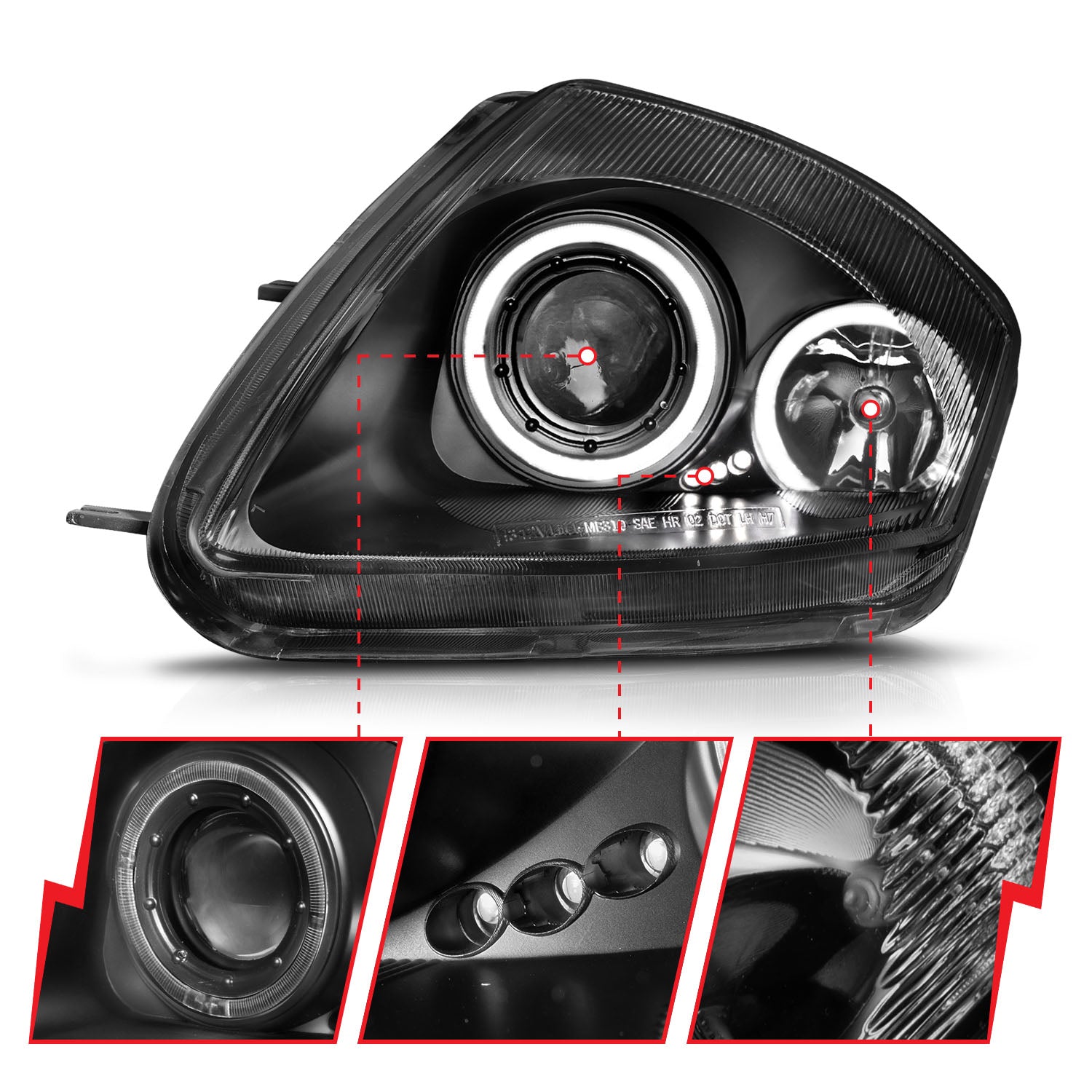 ANZO USA 121332 - Headlight Set