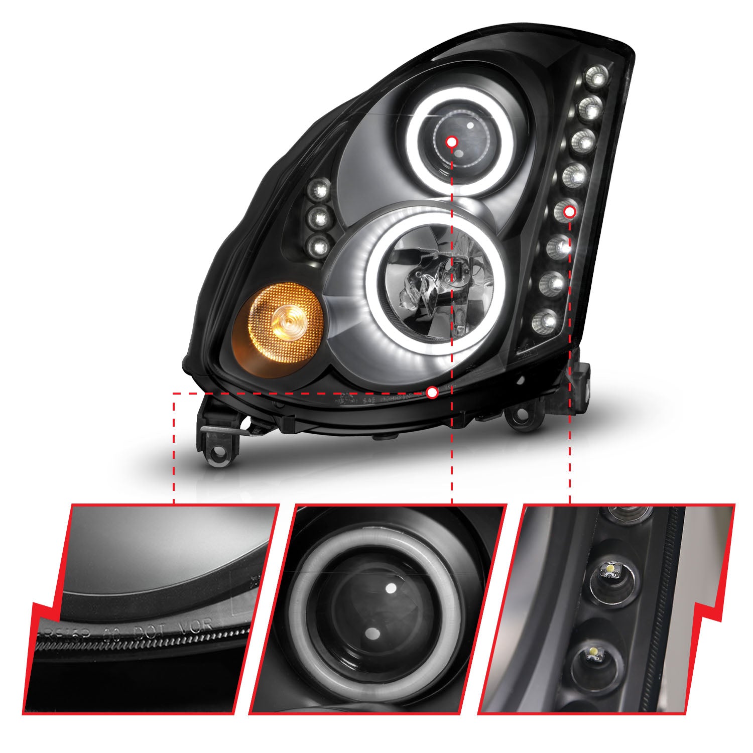 ANZO USA 121363 - Headlight Set