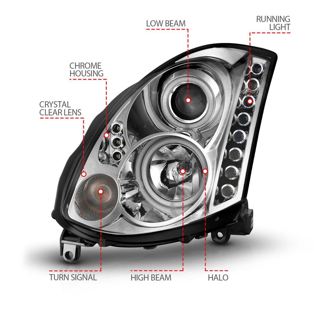 ANZO USA 121364 - Headlight Set