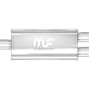 MagnaFlow Exhaust Products 12138 - Straight-Through Performance Muffler; 2.25in. Center/Dual; 5x14x8 Body 1
