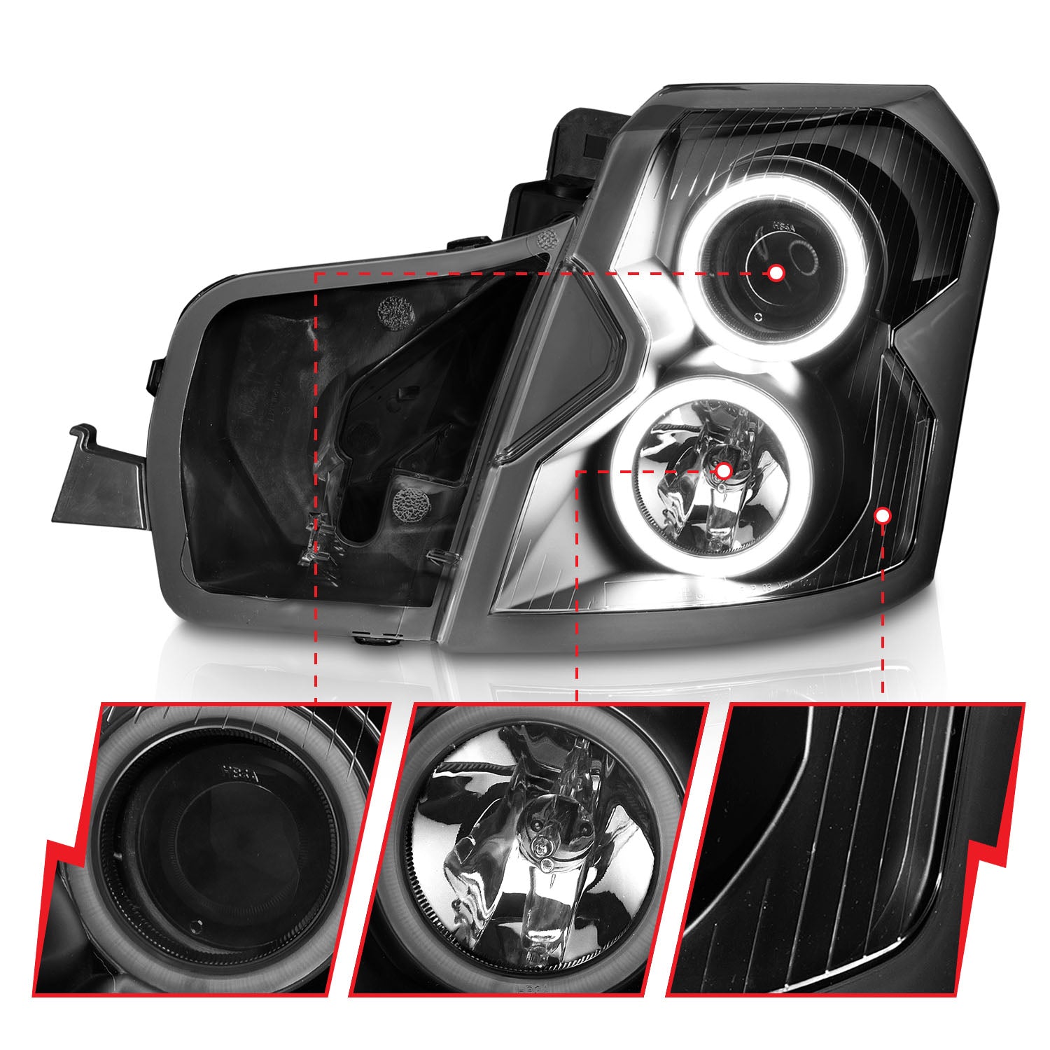 ANZO USA 121417 - Headlight Set