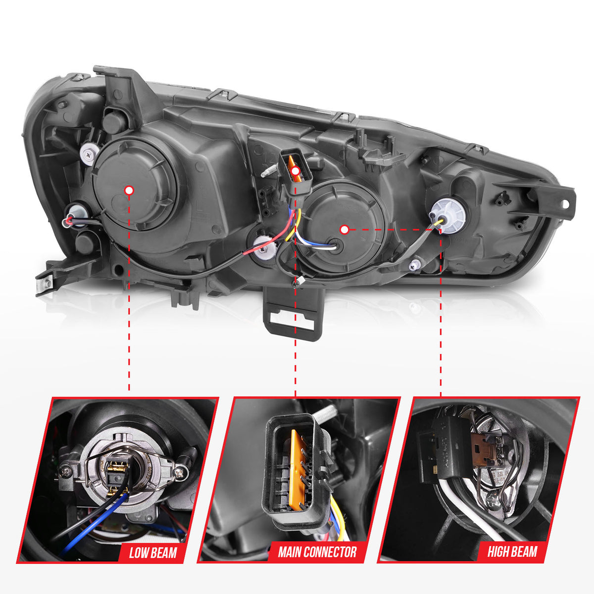 ANZO USA 121428 - Headlight Set