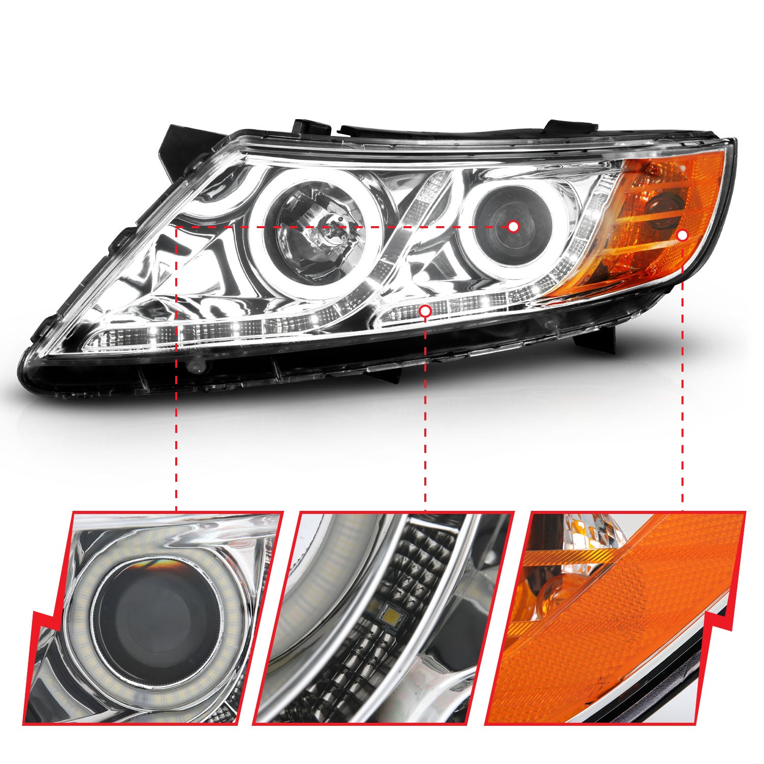 ANZO USA 121459 - Headlight Set