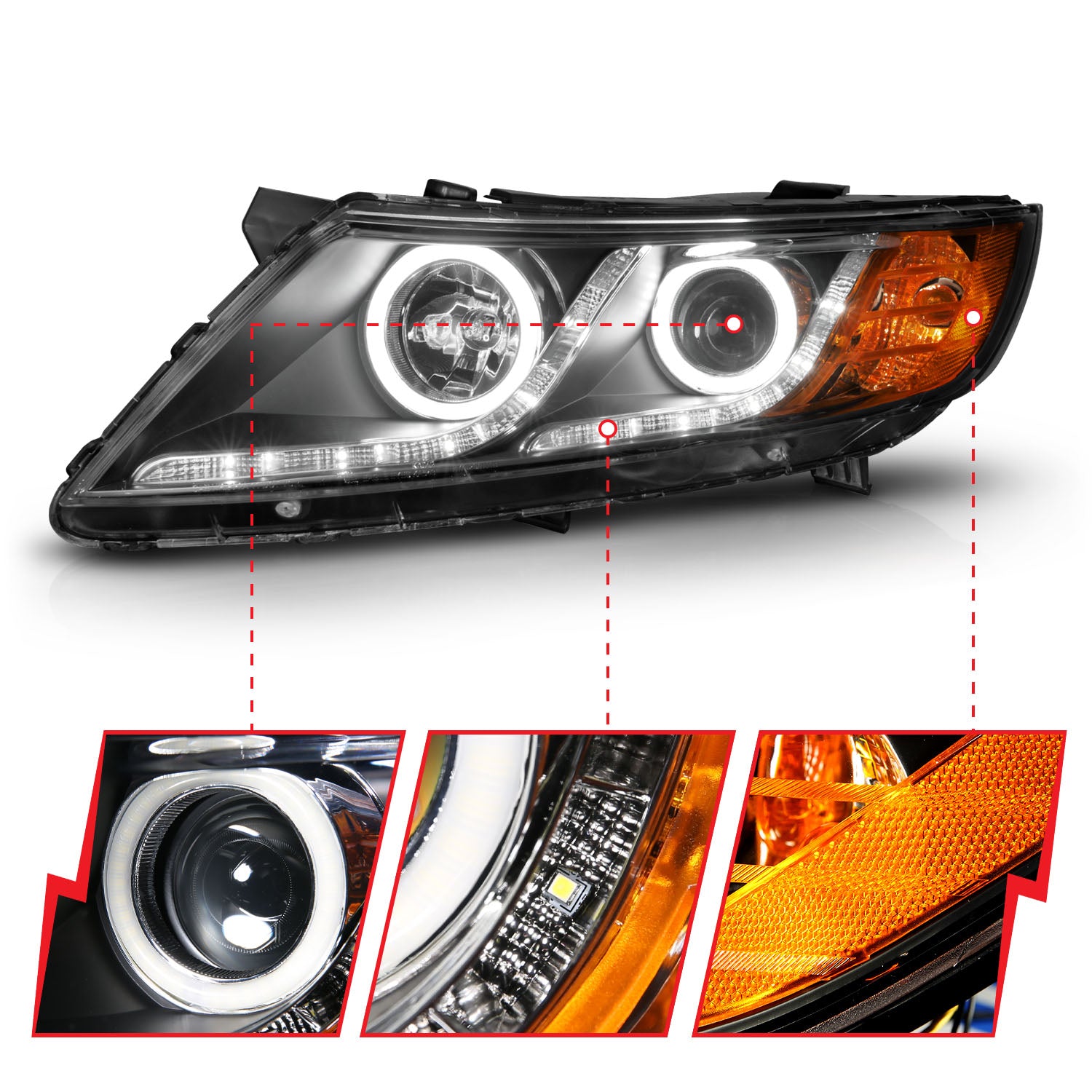 ANZO USA 121460 - Headlight Set