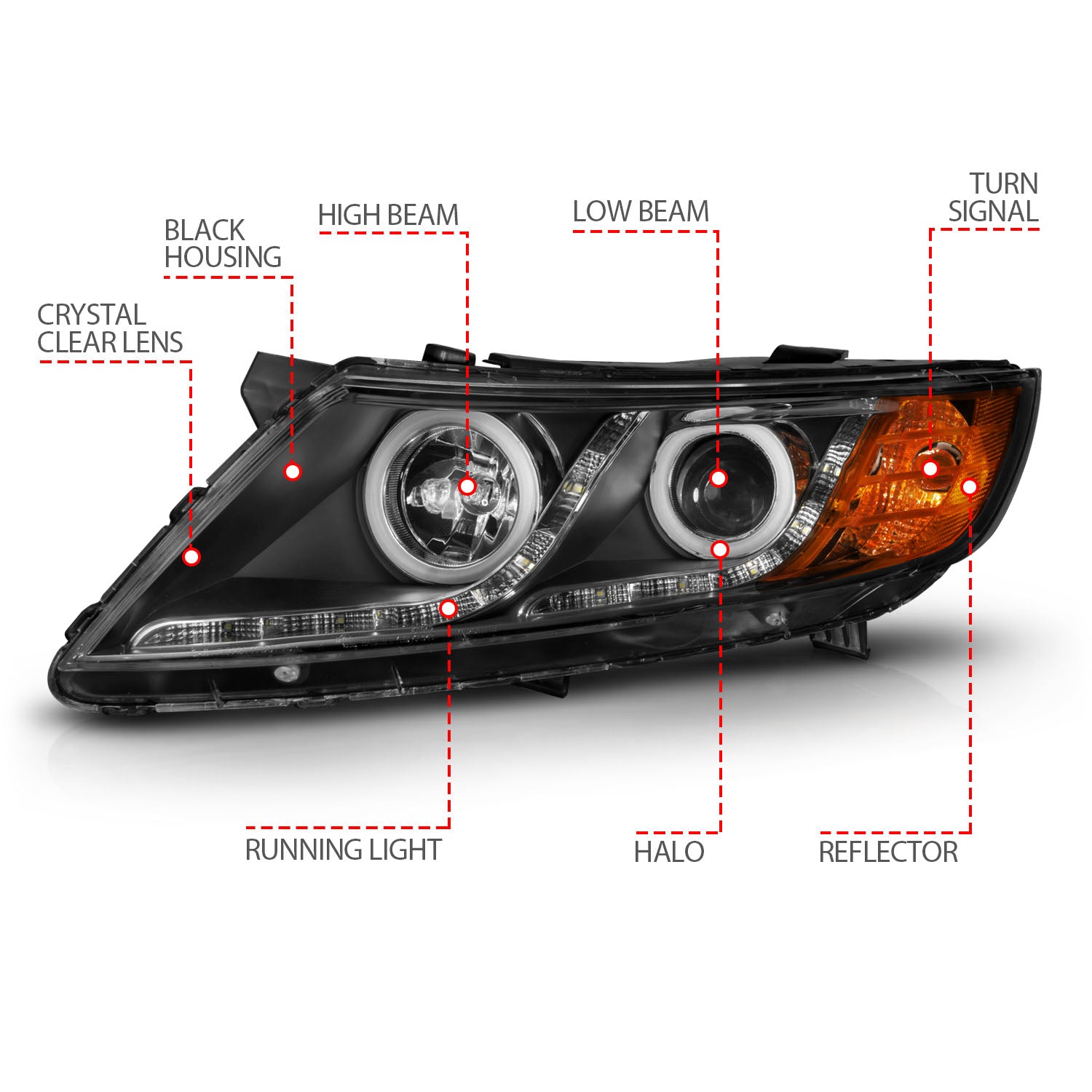 ANZO USA 121460 - Headlight Set
