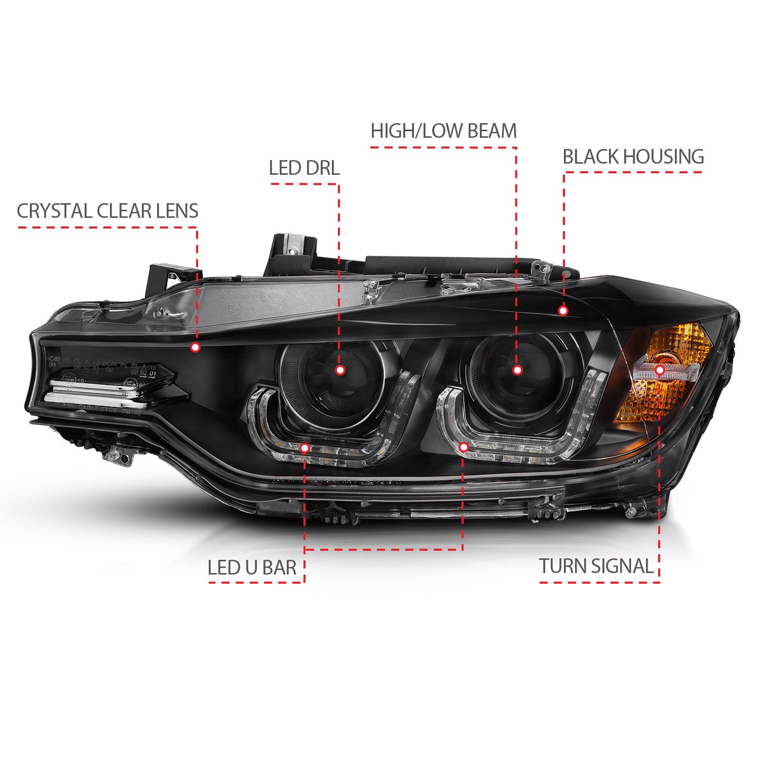 ANZO USA 121504 - Headlight Set