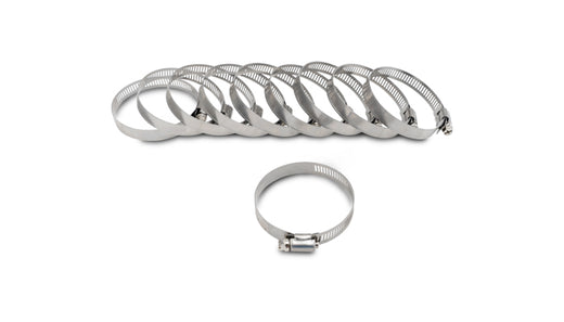 Vibrant Performance 12150 S.S. Worm Gear Clamps (Pack of 10) - Clamping Range: 0.25"-0.63"