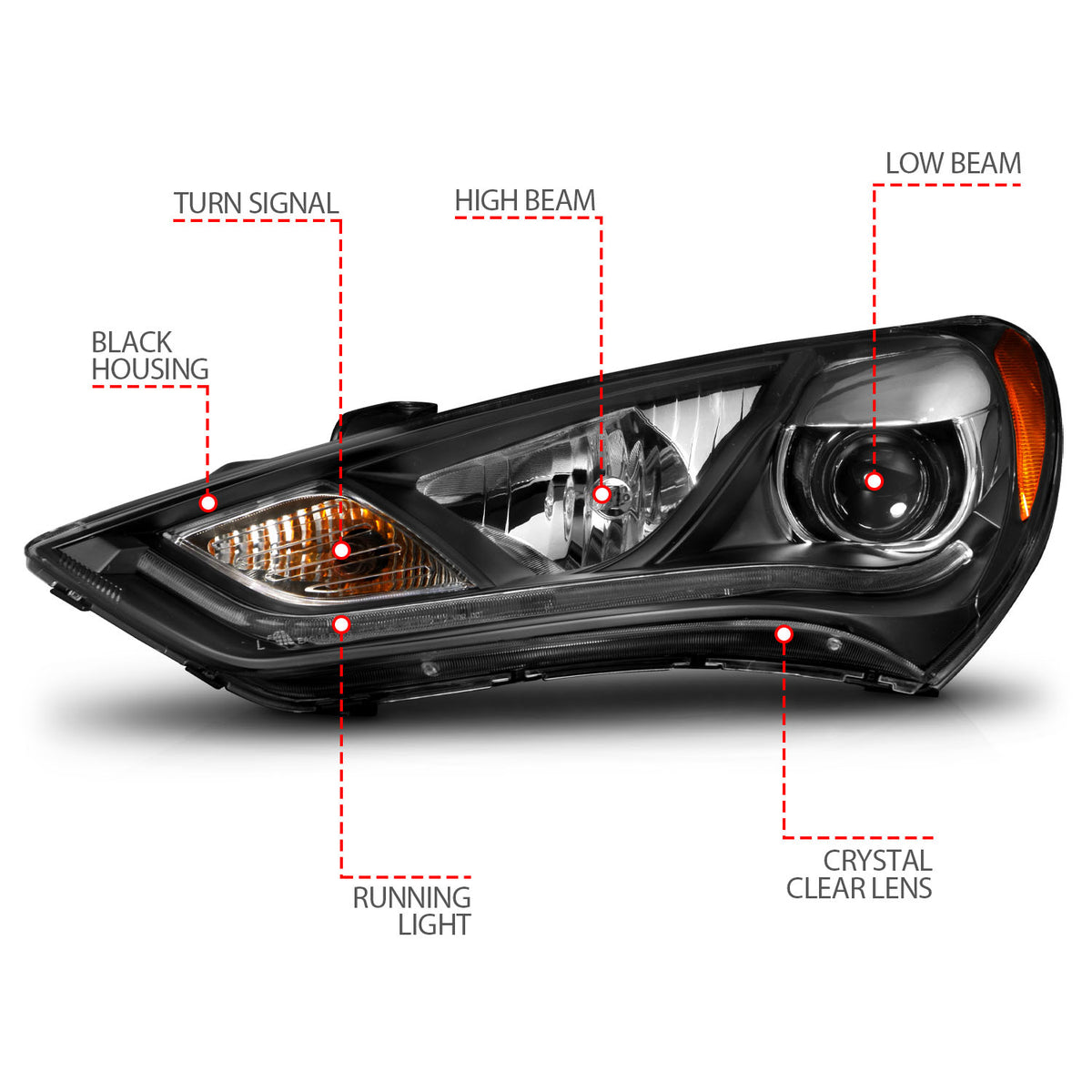 ANZO USA 121511 - Headlight Set