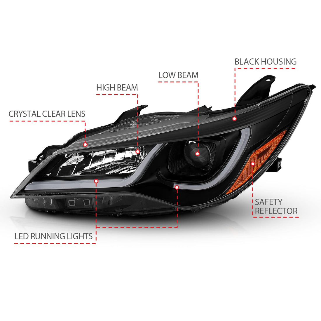 ANZO USA Electrical Lighting and Body ANZO USA 121518 Headlight Set