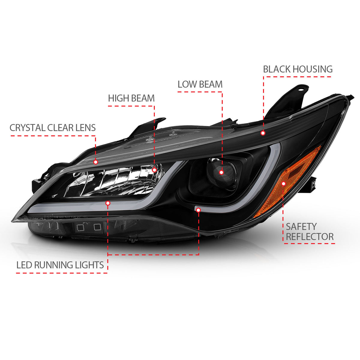 ANZO USA 121518 - Headlight Set