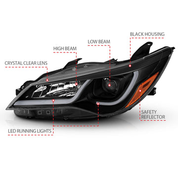 ANZO USA Electrical Lighting and Body ANZO USA 121518 Headlight Set