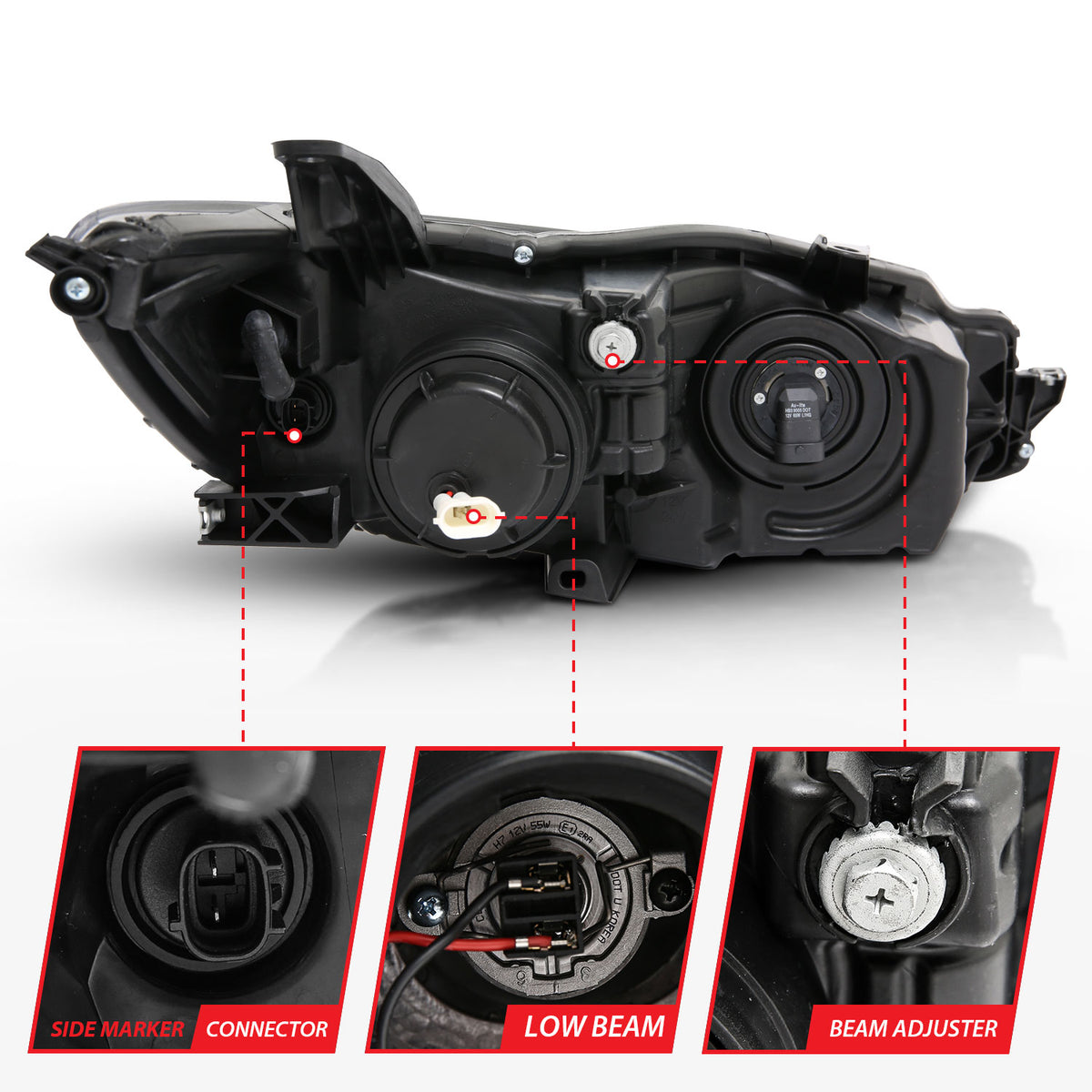 ANZO USA 121518 - Headlight Set