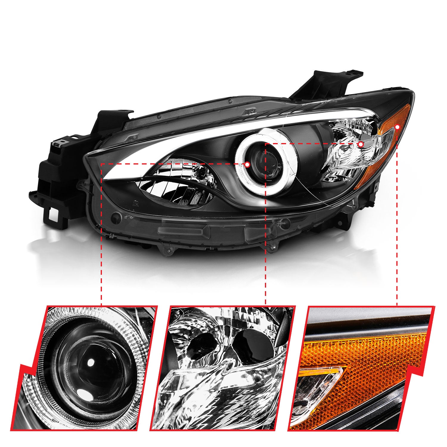 ANZO USA 121520 - Headlight Set