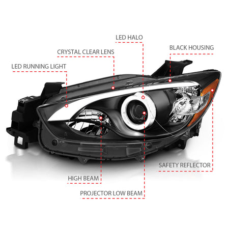 ANZO USA 121520 - Headlight Set