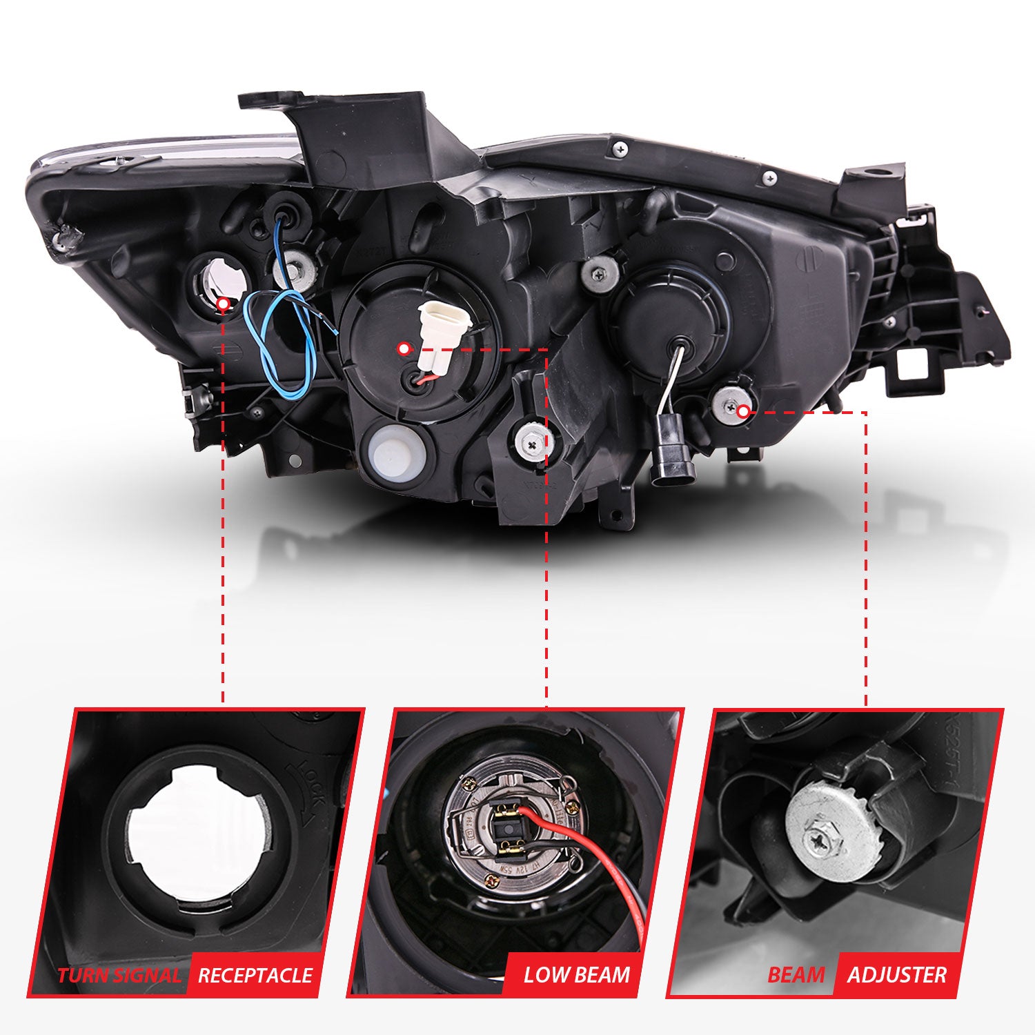 ANZO USA 121520 - Headlight Set