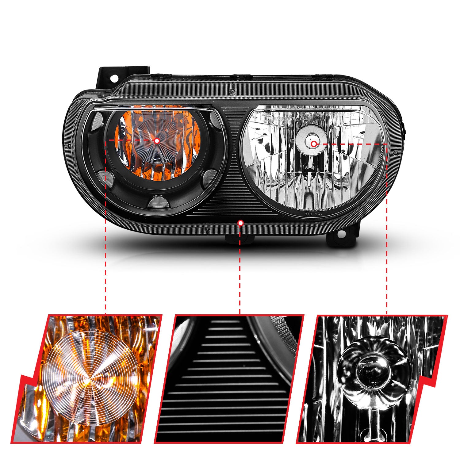 ANZO USA 121526 - Headlight Set