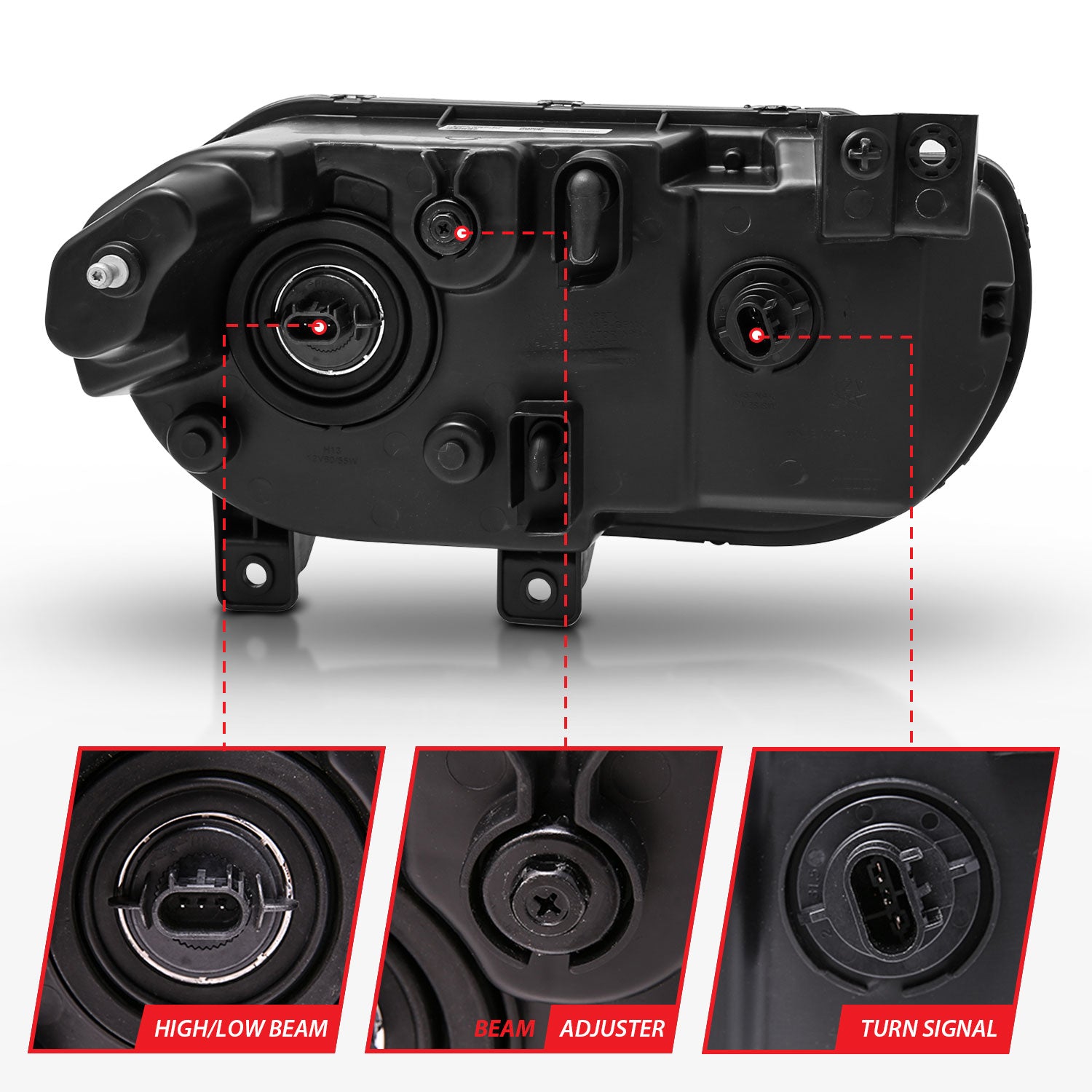 ANZO USA 121526 - Headlight Set