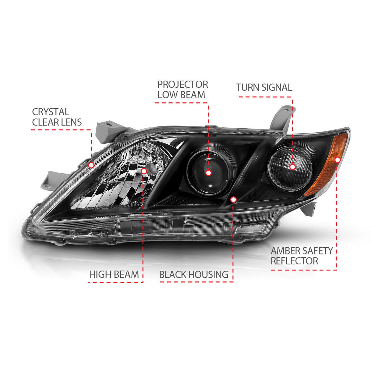 ANZO USA 121539 - Headlight Assembly