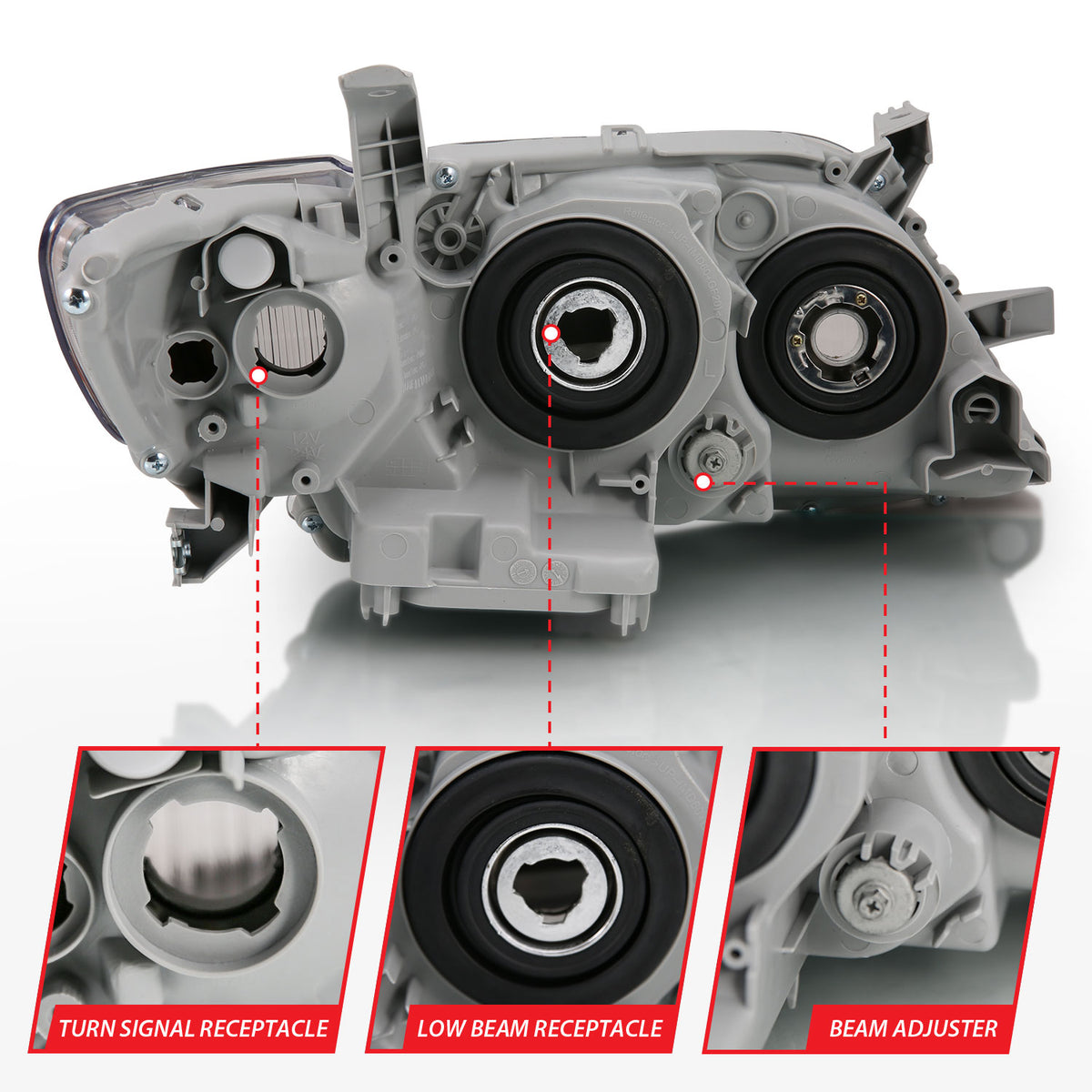 ANZO USA 121539 - Headlight Assembly