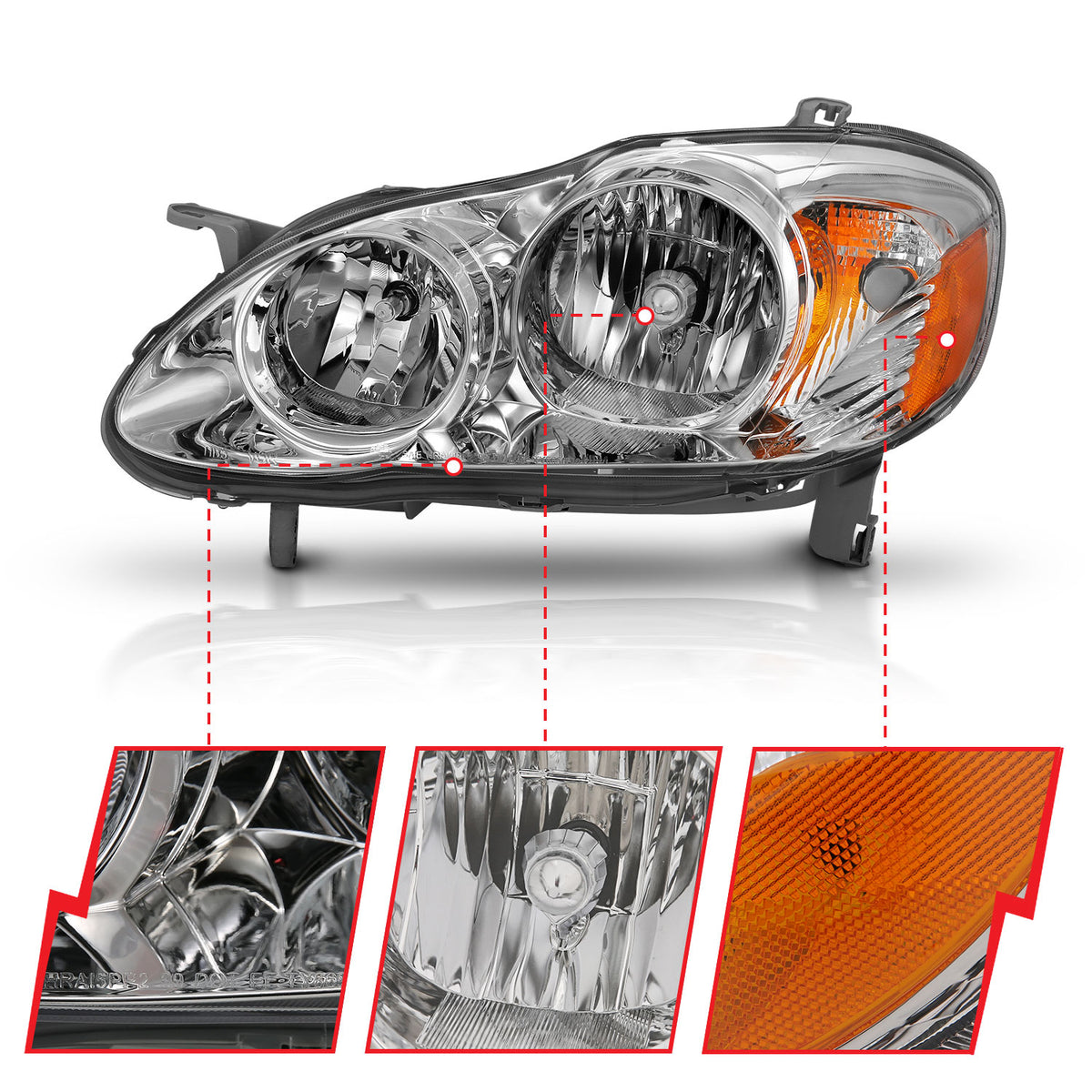 ANZO USA 121540 - Headlight Assembly