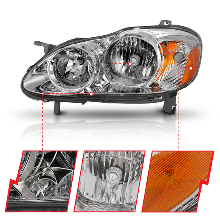ANZO USA 121540 - Headlight Assembly