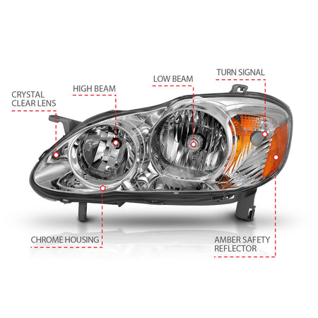 ANZO USA 121540 - Headlight Assembly