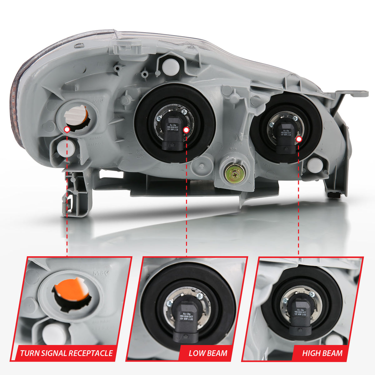 ANZO USA 121540 - Headlight Assembly
