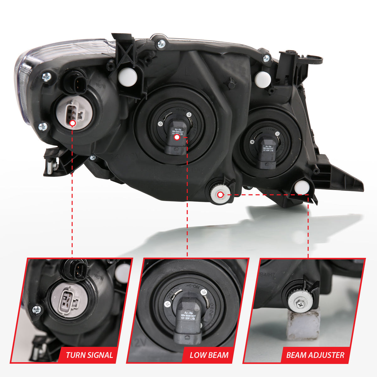 ANZO USA 121541 - Headlight Assembly