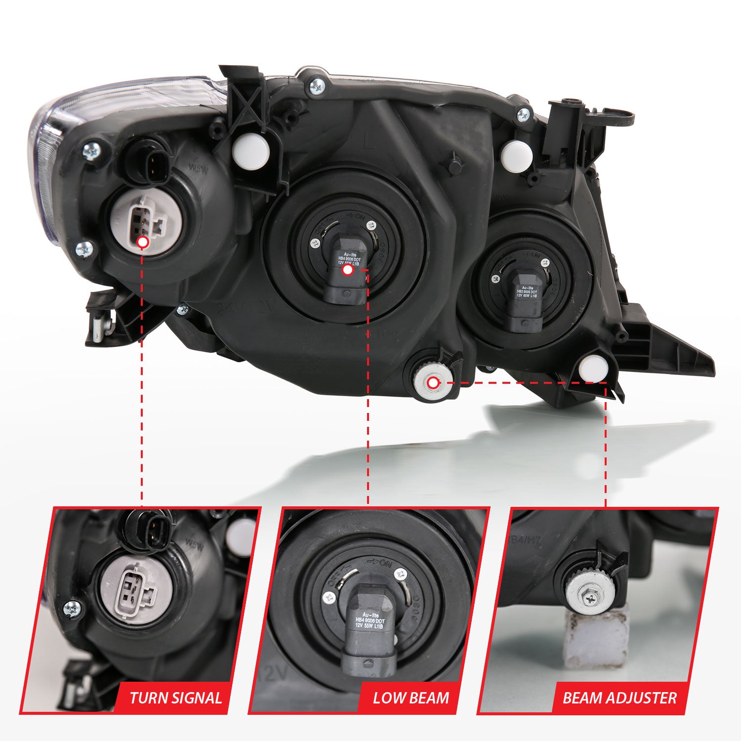 ANZO USA 121541 - Headlight Assembly