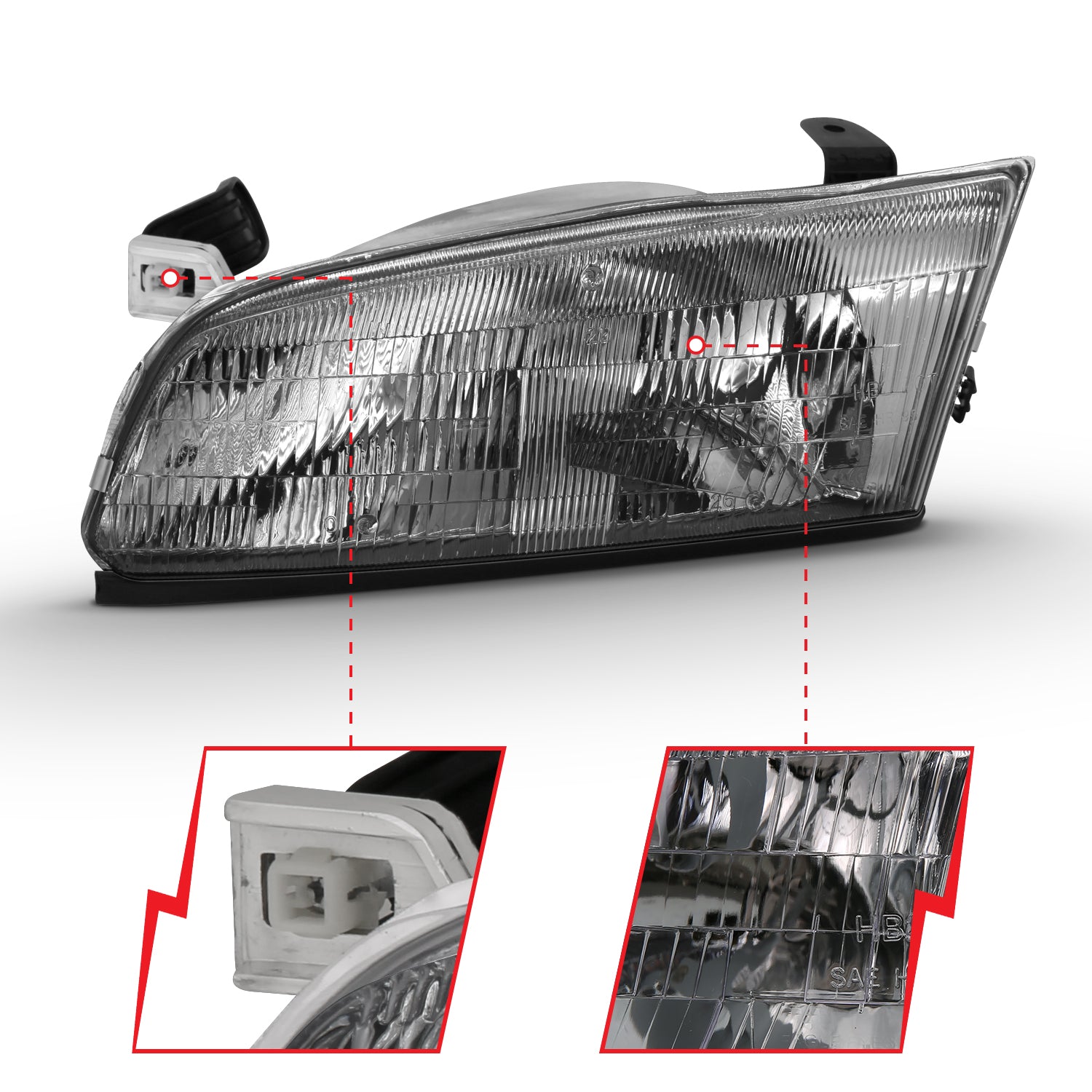 ANZO USA 121555 - Headlight Assembly