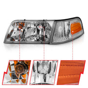 ANZO USA Electrical Lighting and Body ANZO USA 121556 Headlight Assembly