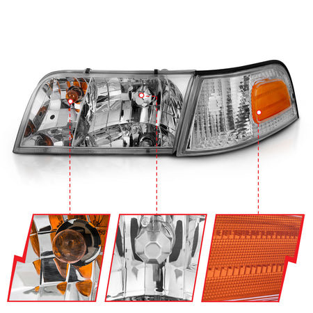 ANZO USA 121556 - Headlight Assembly