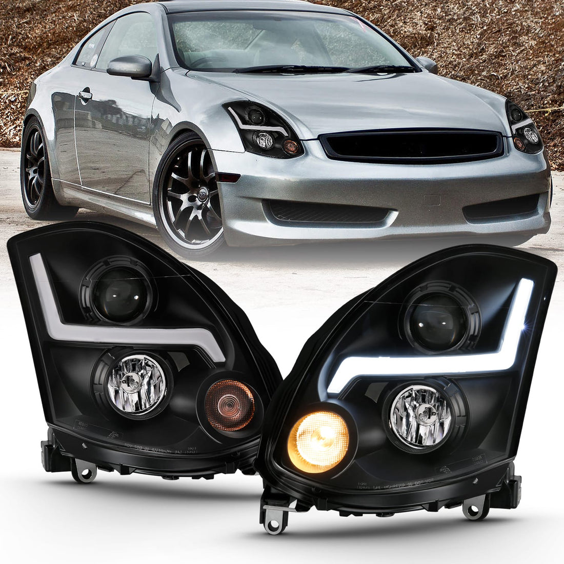 ANZO USA Electrical Lighting and Body ANZO USA 121557 Headlight Set