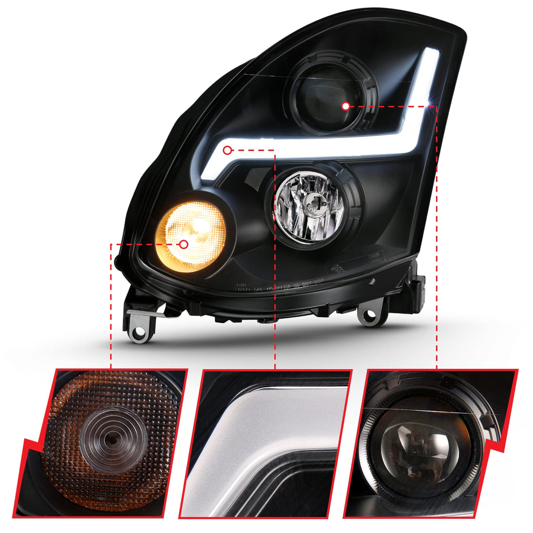 ANZO USA Electrical Lighting and Body ANZO USA 121557 Headlight Set
