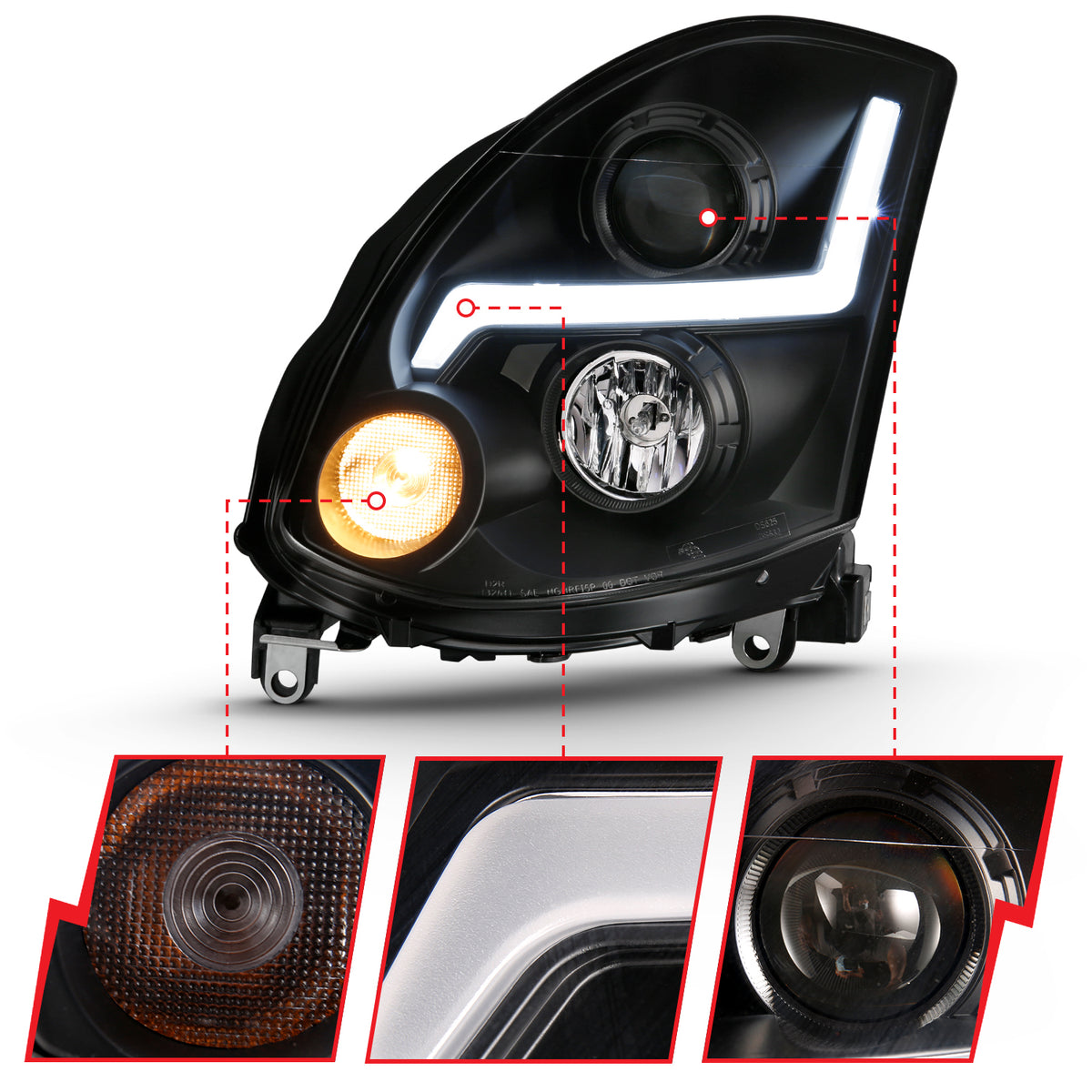 ANZO USA 121557 - Headlight Set