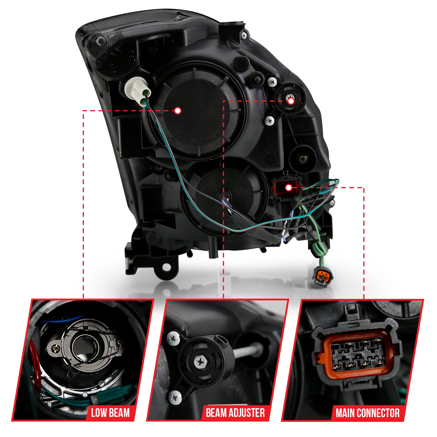 ANZO USA 121557 - Headlight Set